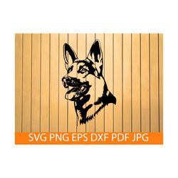 german shepherd svg, dog svg, dog breed svg, german shepherd clipart, files for cricut, cut files for silhouette, dxf, p