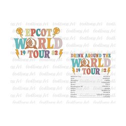 bundle world tour svg, drink around the world tour svg, family vacation, family trip 2023 svg, vacay mode svg, magical k