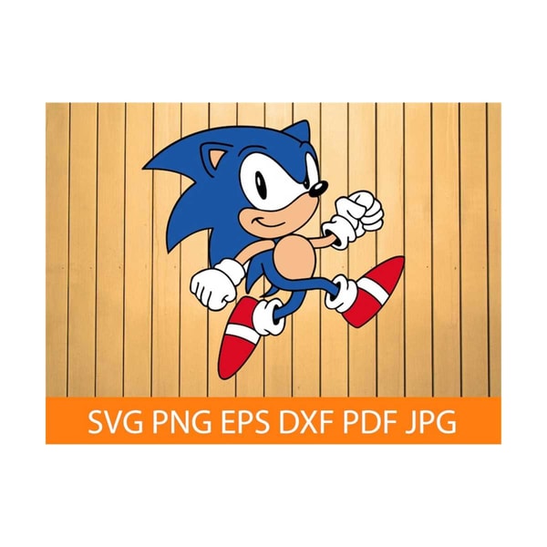 Sonic File Sonic SVG, Sonic the Hedgehog SVG, Sonic Clipart, Sonic File | Inspire ...