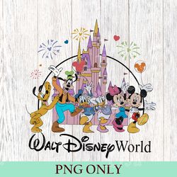 vintage walt disney world est 1971 png, mickey and friend png, disneyworld est 1971 png, disney family png, disney png
