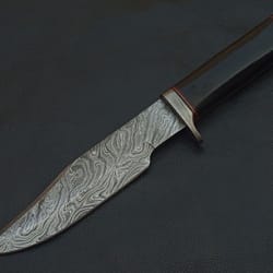 12" custom hand made damascus steel bowie knife g10 handle w sheath