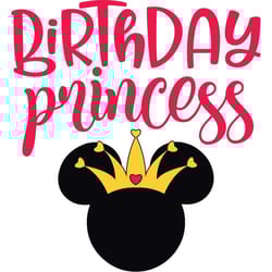 qualityperfectionus digital download -minnie mouse birthday princess - png, svg file for cricut, htv, instant download