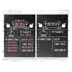 first day of school chalkboard svg svg, school back to school svg, funny girl first day, preschool kids svg cut files fo