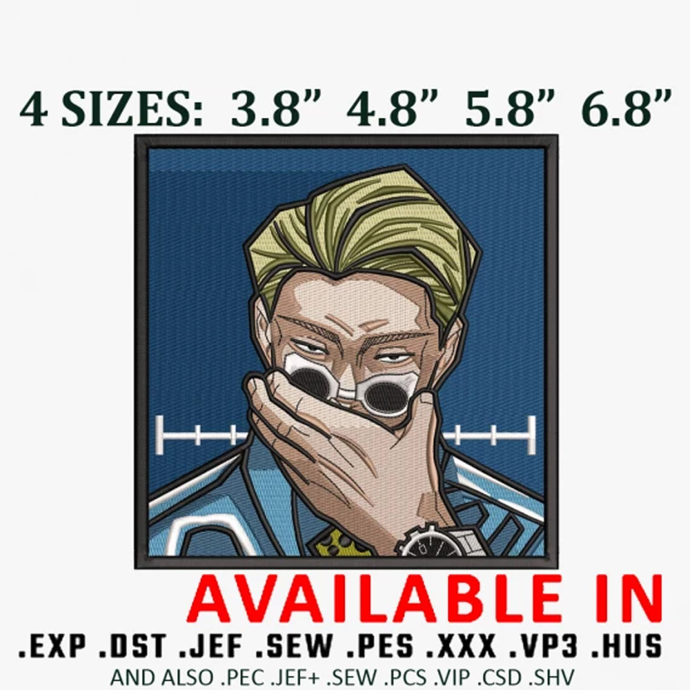 Nanami kento Embroidery Design