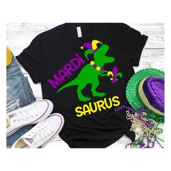 mardi saurus svg, mardi gras rex svg, funny mardi gras svg, kids mardi gras, fleur de lis svg, mardi gras shirt svg for