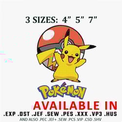 pokemon ball embroidery design, pokemon embroidery, anime design, embroidered shirt, anime shirt, digital download