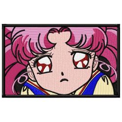 sailor moon embroidery design, anime design, sailor moon embroidery, anime shirt, embroidered shirt, digital download