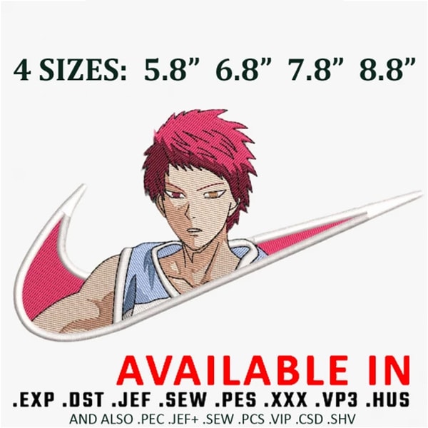 Akashi x swoosh embroidery design