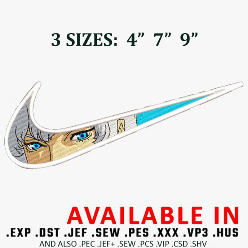 Swoosh x griffith embroidery design