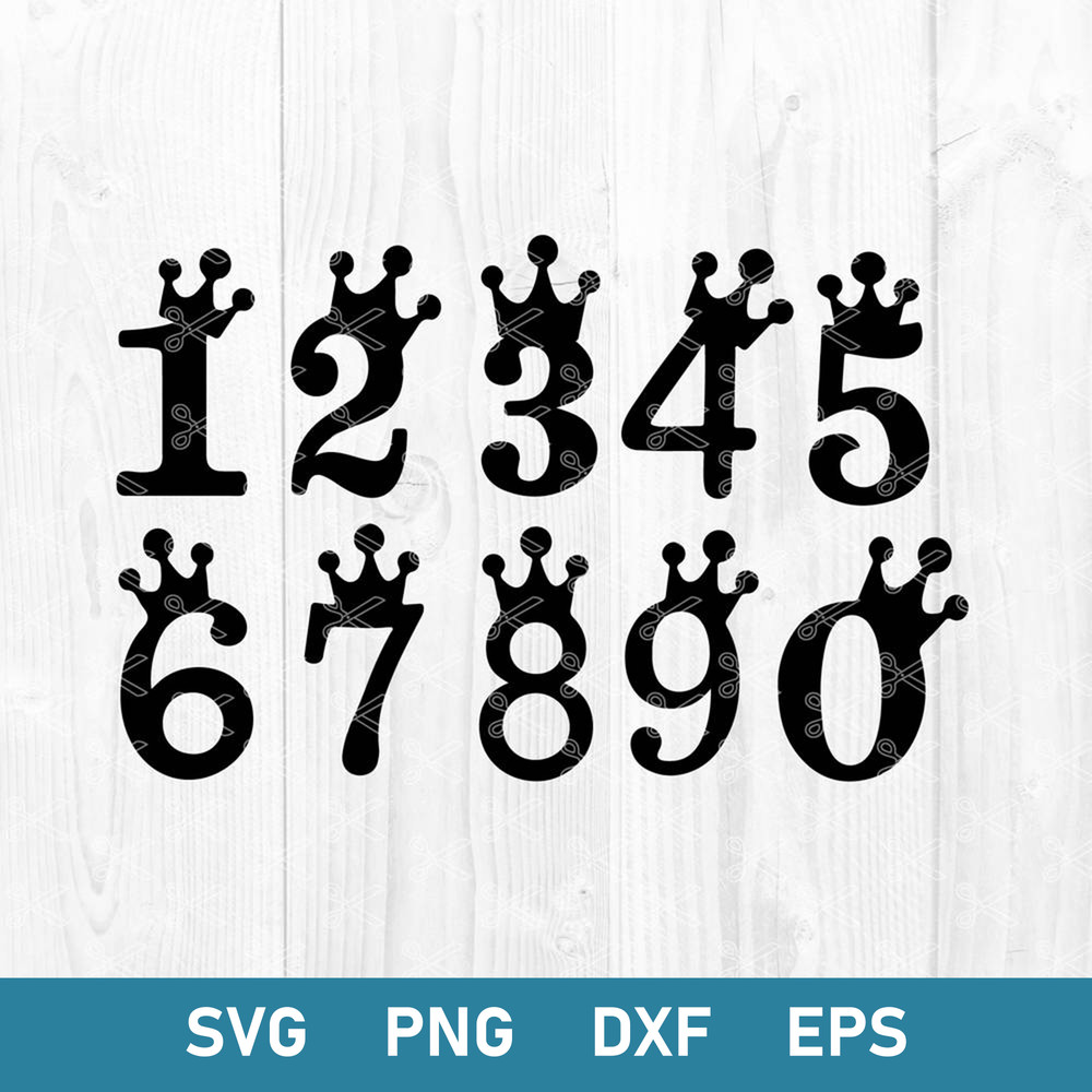 Birthday Numbers Svg, Cake topper Svg, Number Svg, Cake topper numbers Svg, Png Dxf Eps Fil.jpg