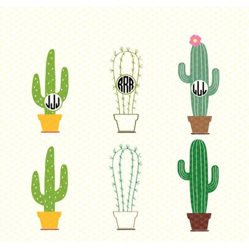 Cactus Bundle Svg, Cactus Clipart, Cactus Svg, Cactus Cricut Svg, Instant Download.jpg