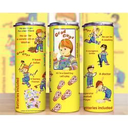 halloween character tumbler png, 20oz skinny tumbler png, sublimation design download, coffee tumbler, skinny tumbler pn