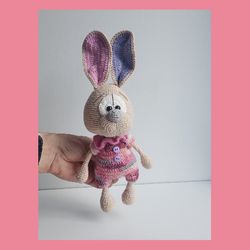 Crochet bunny,handmade toy,gift toy,Christmas gift,funny gift,crochet toy
