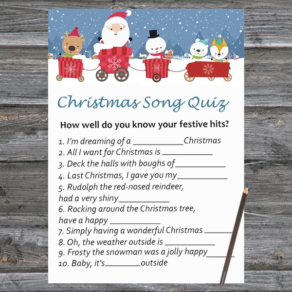 Christmas party games,Christmas Song Trivia Game Printable,S | Inspire Uplift christmas-party-games-christmas-song-trivia-game-printable-s-inspire-uplift