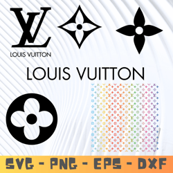 louis vuitton pattern svg, louis vuitton logo svg, louis vuitton logo svg, fashion logo svg, file cut digital download