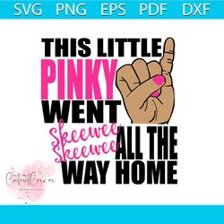 this little pinky went all the way home svg, sorority svg, alpha kappa svg, alpha svg, aka svg, future aka svg, aka soro