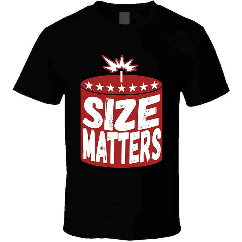 Size Matters 4th of July Independence Day Celebration Funny T Shirt L Black.jpg