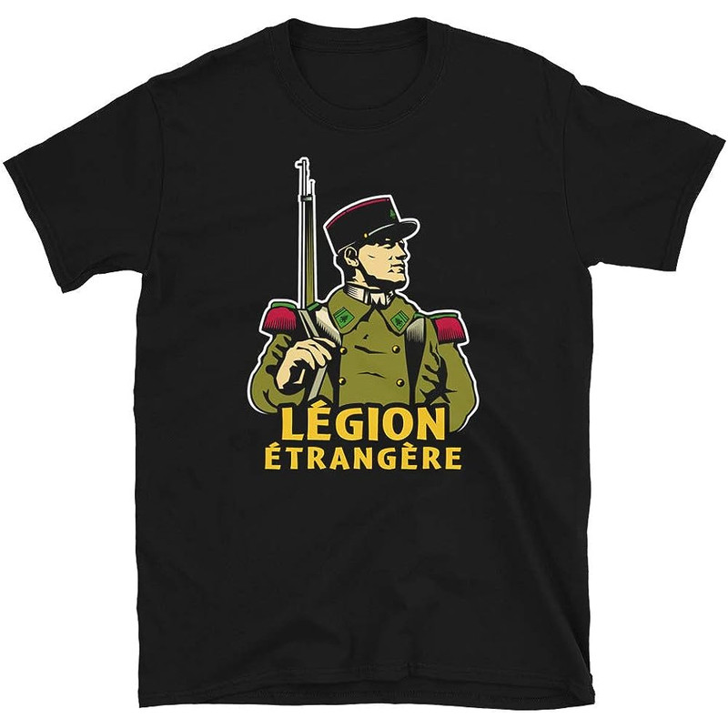 Mod.19 Legion Etrangere Paratrooper French Foreign Regiment T-Shirt Legio Patria Nostra.jpg