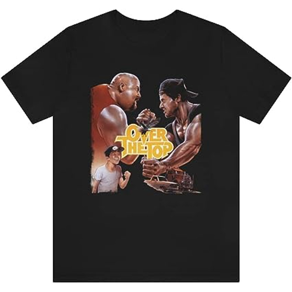 Mod.12 Over The Top Lincoln Hawk Bull Hurley Truck Prize Arm Wrestling Championship Sylvester Stallone T-Shirt.jpg