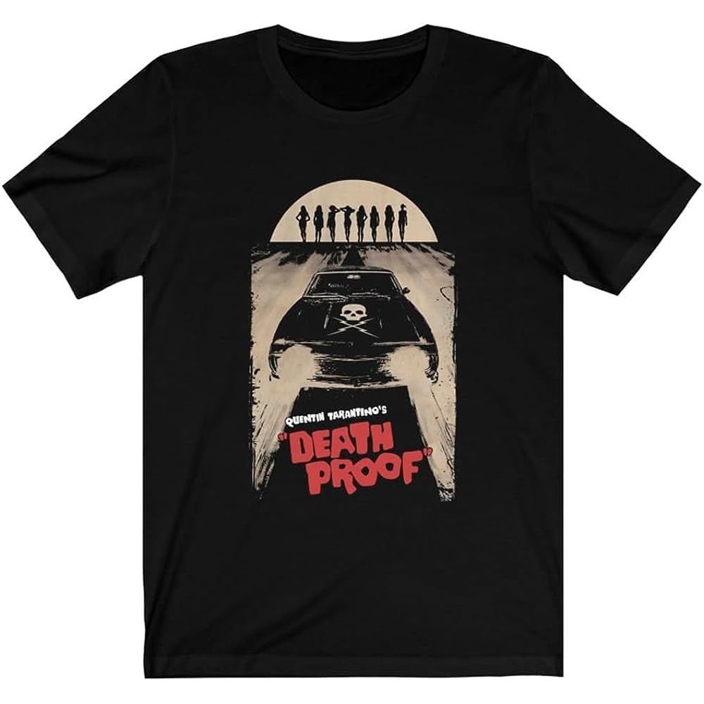 Mod.4 Death Proof Stuntman Mike Car Skull Quentin Tarantino Retro Vintage Movie Driving School Camiseta T-Shirt.jpg