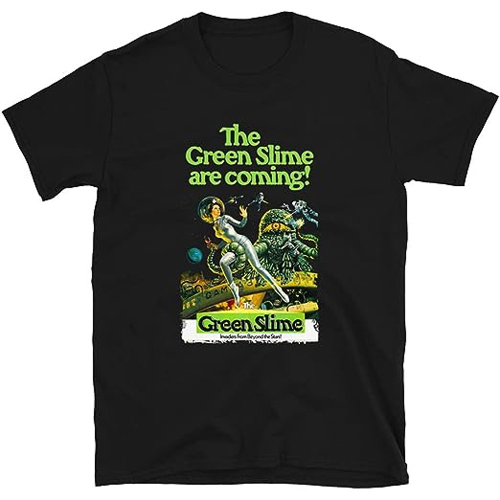 Mod.1 The Green Slime Great Space War Science Fiction Sci-Fi Film Movie Asteroid Collision Alien Creature T-Shirt.jpg