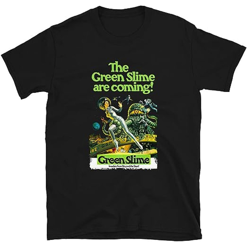 Mod.1 The Green Slime Great Space War Science Fiction Sci-Fi Film Movie Asteroid Collision Alien Creature T-Shirt.jpg