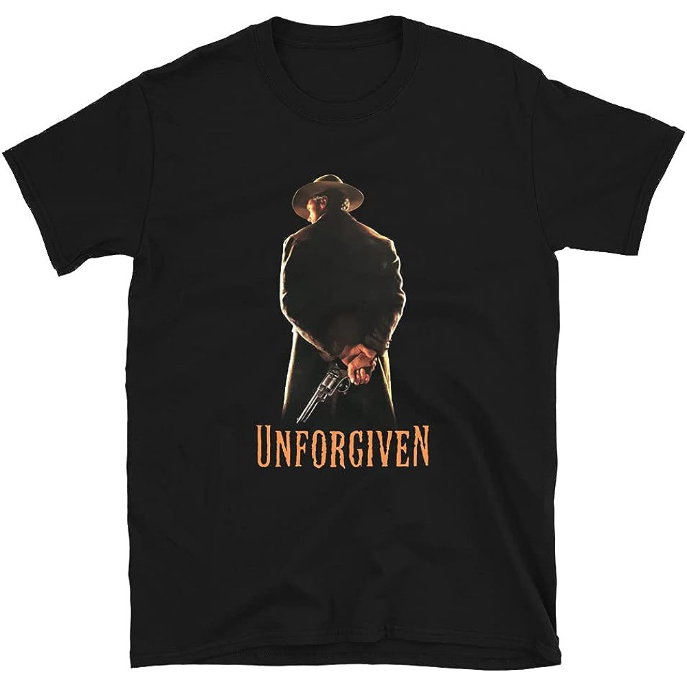 Mod.1 Unforgiven Western Film Movie Clint Eastwood William Munny Outlaw Killer Gene Hackman Morgan Freeman T-Shirt.jpg