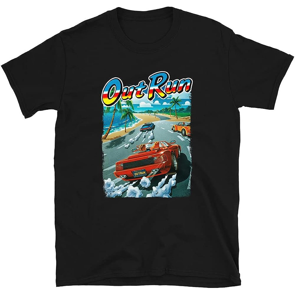Mod.4 Arcade Out Run Outrun Video Game Juego Retro Vintage 80s Console Gaming 8-Bits Driving Gamer Camiseta T-Shirt.jpg