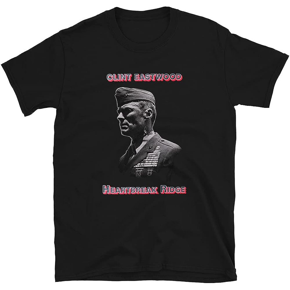 Paracamisetas Mod.2 Heartbreak Ridge Gunnery Sergeant Thomas Highway Clint Eastwood Korea Vietnam Film Movie T-Shirt.jpg