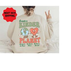 create a kinder planet hoodie, oversized hoodie, trendy sweatshirt, tumblr, aesthetic hoodie, perfect gift, clothes tren