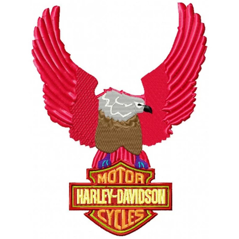 Harley davidson embroidery design