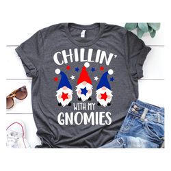 4th of july gnomes svg, chillin with my gnomies, kids 4th of july svg, american gnomies, kids independence day svg file