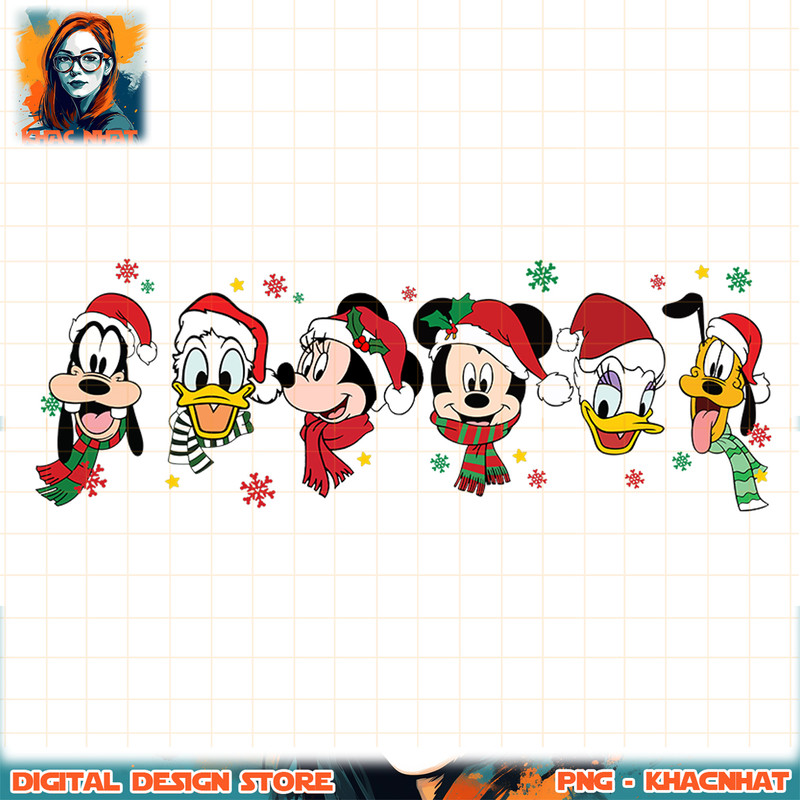 Christmas Mouse And Friends PNG , Merry Christmas Png, Christmas Mickey Png, Christmas Squad Png, Cartoon Movie Png, Christmas. disney png 5.jpg