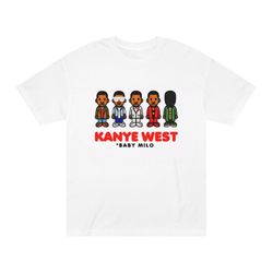 Kanye West Vintage Baby Milo Collect Unisex Graphic Hip Hop Tee