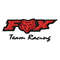 Fox team racing embroidery design