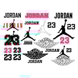 jordan logos svg bundle, trending svg, jordan svg, jordan 23 svg, jumpman logo, air jordan svg, michael jordan svg, air