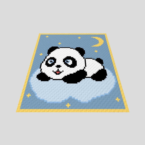 crochet-C2C-panda-baby-graphgan-blanket-2