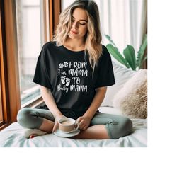 from fur mama to baby mama shirt, pregnancy shirt, soon to be mom, expecting mom, pregnancy reveal, mother's day gift, b