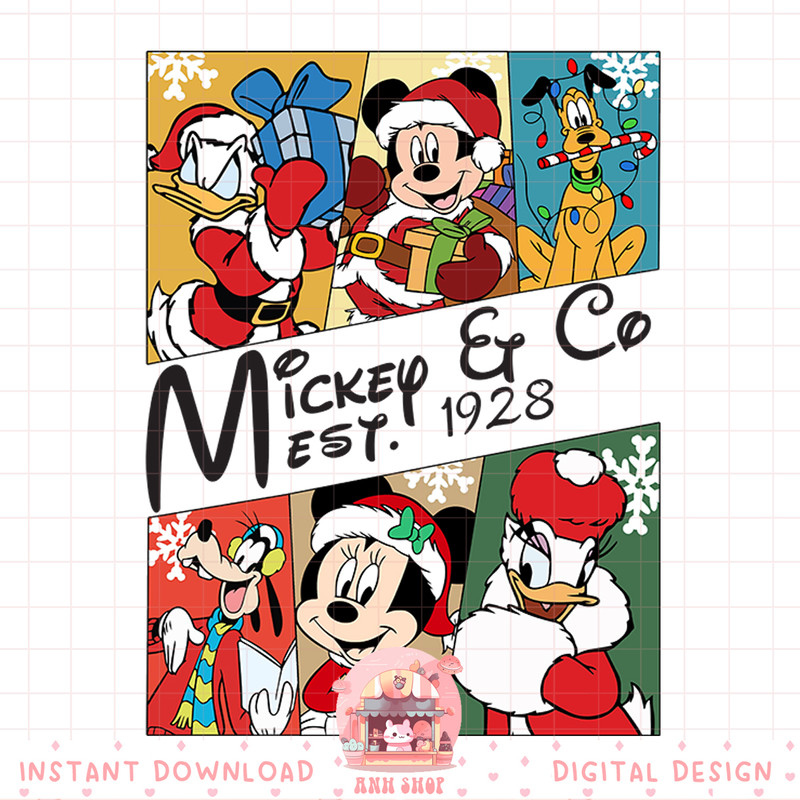 Christmas Mouse And Friends PNG , Merry Christmas Png, Christmas Mickey Png, Christmas Squad Png, Cartoon Movie Png, Christmas. disney png 28.jpg