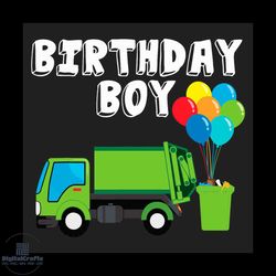 Birthday Boy Balloons Birthday Party SVG PNG DXF EPS PDF, Birthday Svg