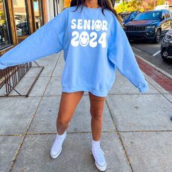 senior 2024 sweatshirt, 2024 graduate, class of 2024 t-shirt, graduation gift 2024, college senior, high school senior,