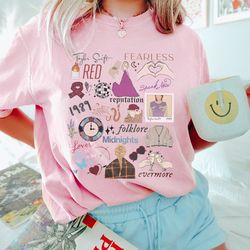 vintage ts the eras tour 2023 shirt, ts tour 2023 tee, midnights concert shirt, swiftie merch shirt, taylor's version sh