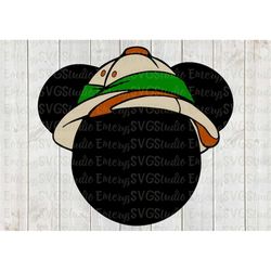 SVG PNG DXF Pdf File for Safari Hat Mickey