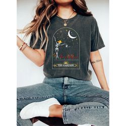 gardener skeleton comfort colors shirt - plant lover tarot card t-shirt - garden lover gift - plant lady shirt - mom gar