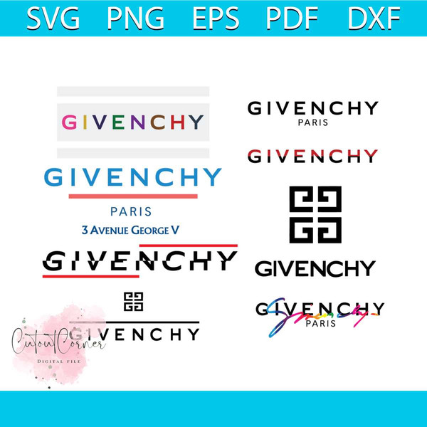 Logo Givenchy Bundle svg, Givenchy logo svg, fashion logo sv - Inspire ...