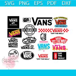 logo vans bundle svg, vans logo svg, fashion logo svg, fashion svg, shirt logo svg, brand svg, famous brand svg, fashion