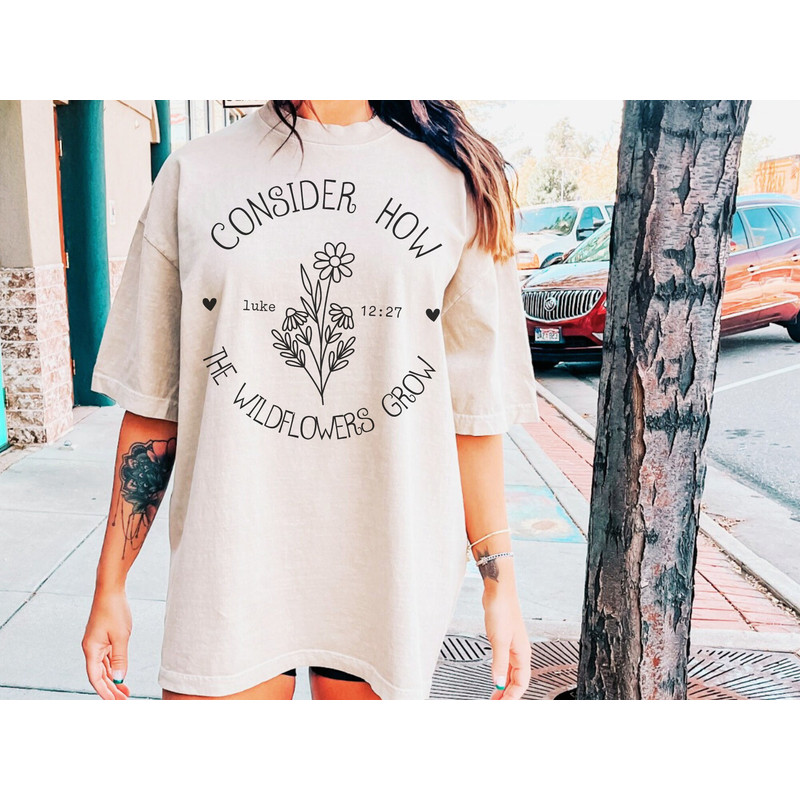 Bible Verse Svg, Bible SVG, Consider How The Wildflowers Grow, Bible sublimation, Digital File Inspirational, Inspirational Quotes SVG - 3.jpg
