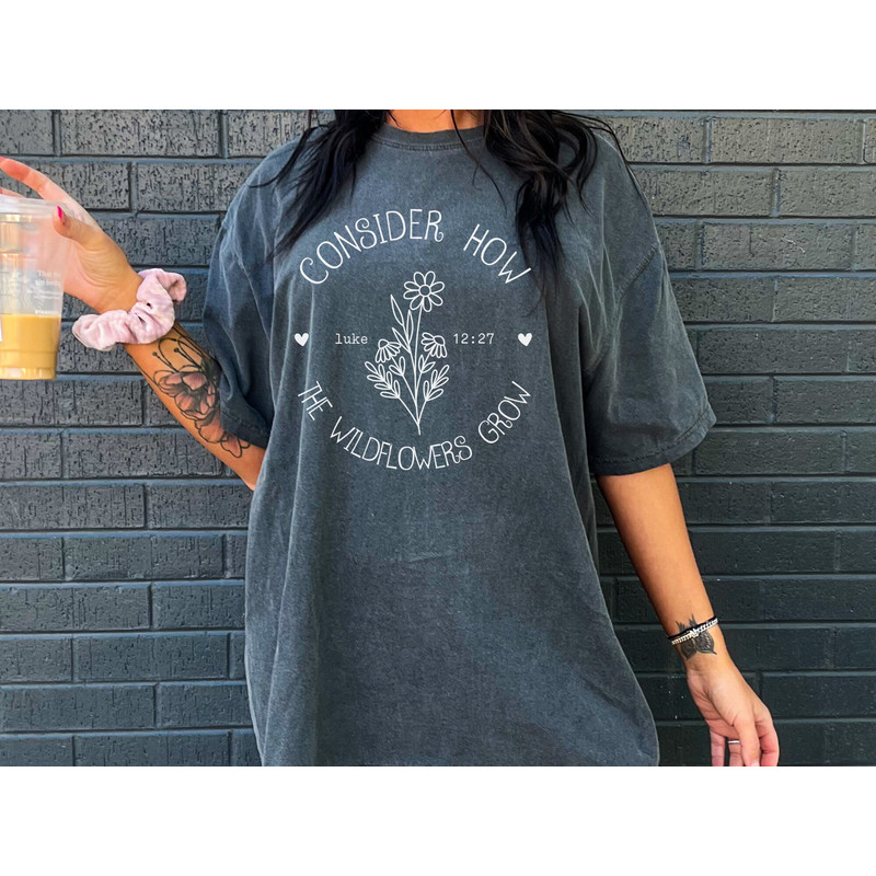 Bible Verse Svg, Bible SVG, Consider How The Wildflowers Grow, Bible sublimation, Digital File Inspirational, Inspirational Quotes SVG - 5.jpg