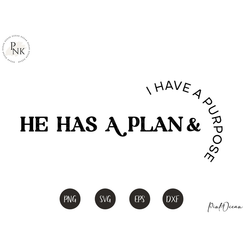 Christian SVG PNG, Retro Jesus Love, He has a plan I have a purpose, Religious DTF Sublimation, Faith, Floral Christian Shirt Design - 5.jpg