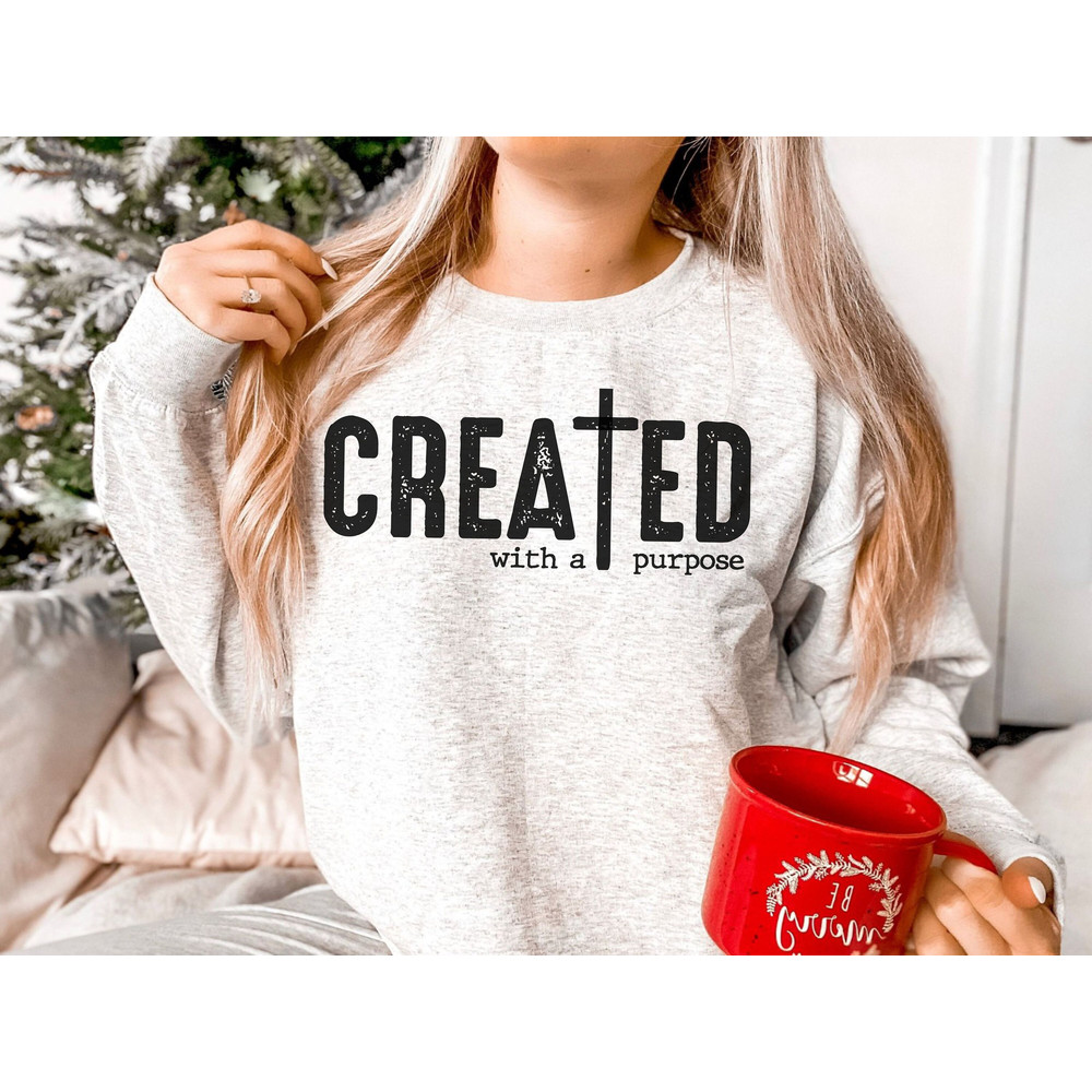 Created With a Purpose SVG PNG PDF, Christian Svg, Self Love Svg, Easter Svg, Worthy Svg, You Matter Svg, Religious Svg, Faith Svg,Jesus Svg - 3.jpg